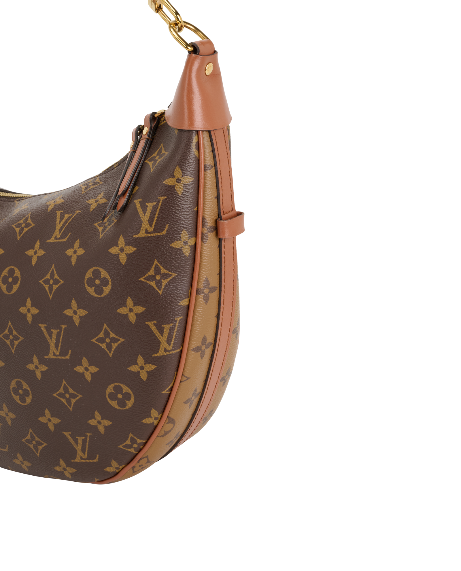 Loop Hobo, &pound;1,800, Handbags, Brown, Canvas, Other view